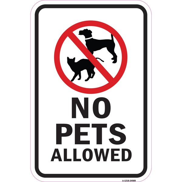 Signmission Safety Sign, 12 in Height, Aluminum, 18 in Length, 24989 A-1218-24989 - main